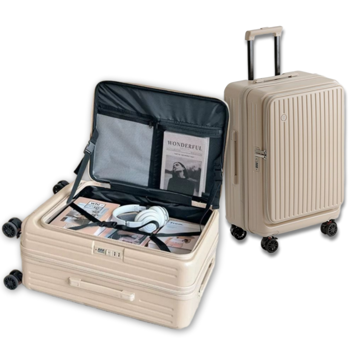 [3년A/S] 푸밀 전면오픈 확장형 대용량 기내용캐리어 20인치