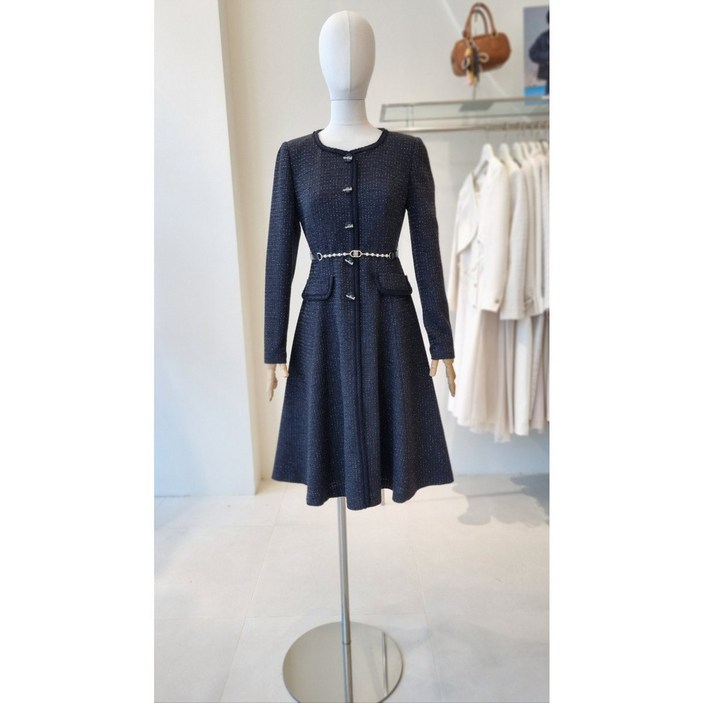 JJ지고트 [] [JJ 지고트] 여성 A라인 트위드 원피스 GPAA0OP121 373285