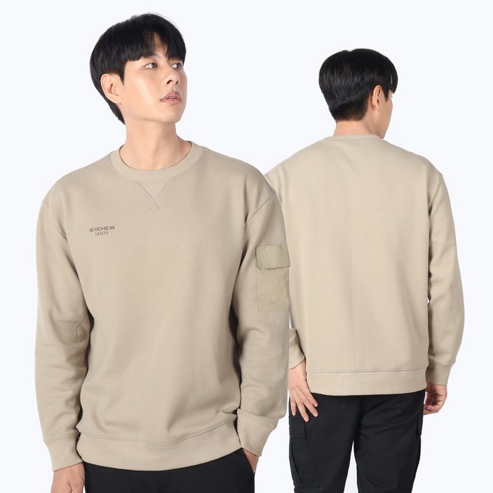 아이더 Safety 우븐 포켓 맨투맨 EC-CG101