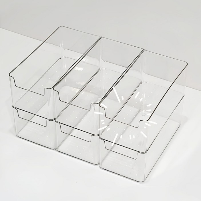 다용도 투명 정리함 10개, 10개, 투명