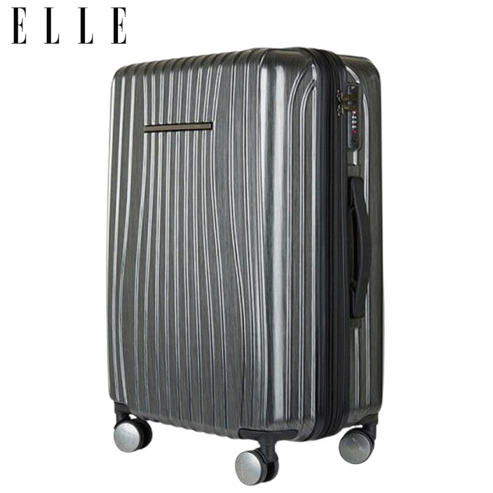 엘르 홈쇼핑 폴리카보네이트 캐리어 여행용 수하물 이동가방 20인치 24인치 28인치 기내반입 메탈그레이