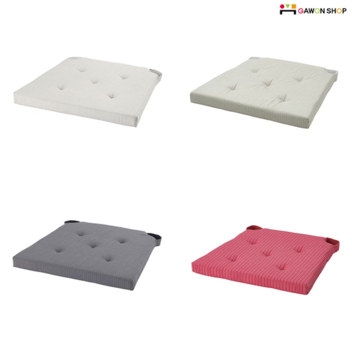 이케아 방석 의자 쿠션 벤치 패드 사각 JUSTINA