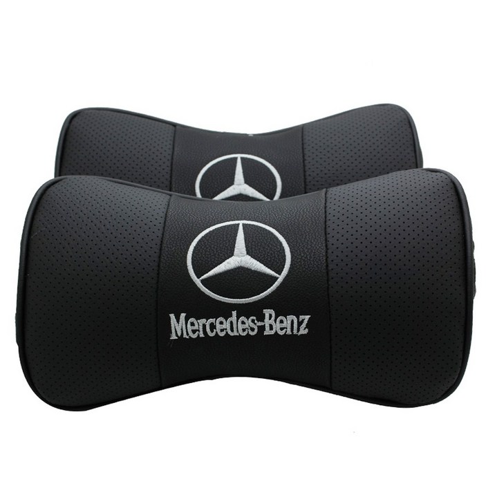 오토데코 벤츠BENZ 차량용 목쿠션 기능성 목베개 가죽쿠션 벤츠 악세사리