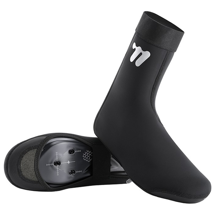 시그니처베이지 로드 자전거 방한 평페달 클릿 슈즈 슈커버 YPZ050, 270, 블랙