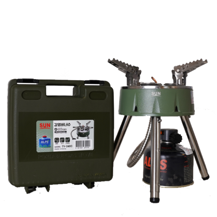 썬연료 초고화력 그리들버너 캠핑 이소 가스 강염버너  TY2400