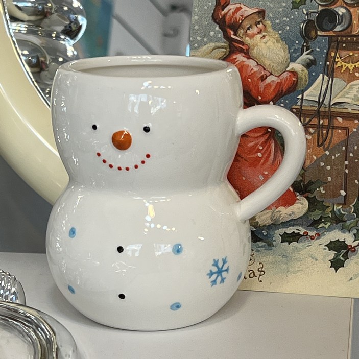 크리스마스테이블소품 [주문폭주] 눈사람 머그 컵 크리스마스 집들이 올라프 자취 선물, 눈사람