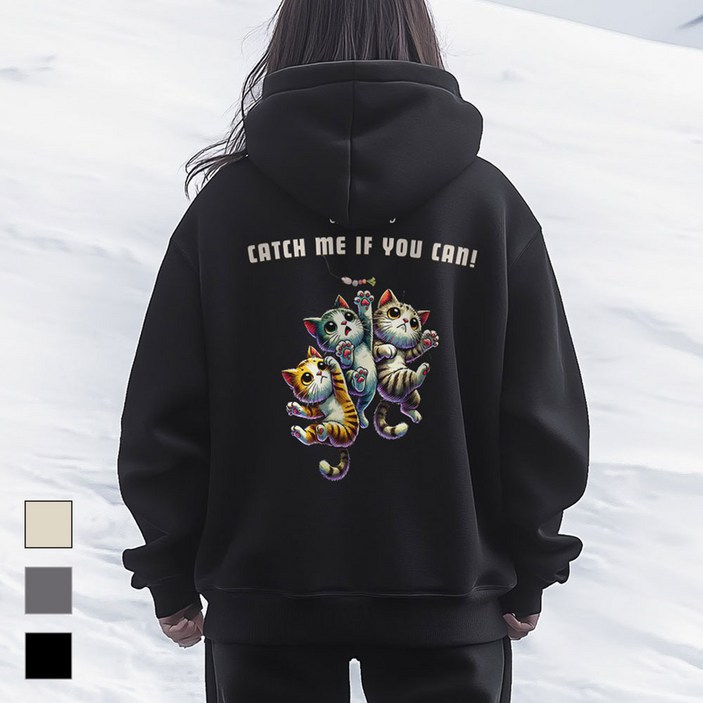 OHP 작품을 입는다 기모 후드 best3