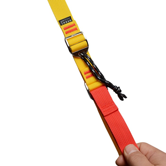 준토 2중잠금특허 타프웨빙 스트랩 스트링 900D 고급폴리4개1세트, 옐로레드손잡이