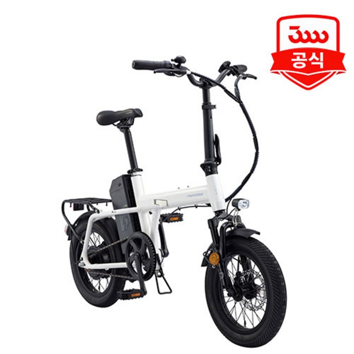 2026년 NEW 전기자전거 삼천리 팬텀 폴라리스 미니 16 PAS스로틀 겸용 15Ah 삼성 SDI 셀, 완조립 펄 화이트, 알루미늄