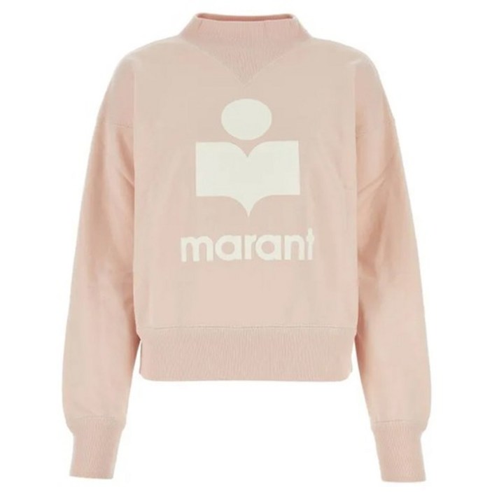 [ISABEL MARANT] 24FW 모비 벨벳 로고 맨투맨 SW0003FA A1M07E PREU