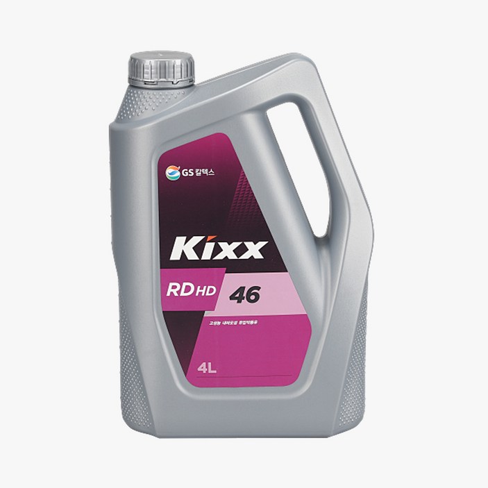 GS칼텍스 유압작동유 46 RD 란도 유압오일 파워오일 지게차 사다리차 압축기 kixx 4L, 1개