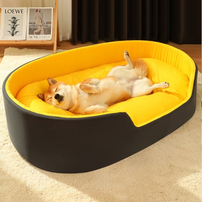 반려견쿠션 리빙공감 왕푹신 강아지 매트 방석 침대