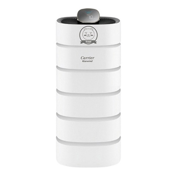 캐리어 클라윈드 CAPS-F080HROWC 공기청정기 구리섬유 헤파필터(H13) 1등급 CA인증 PM2.5 청정면적:24평