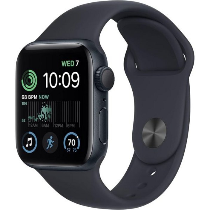 애플 워치 SE 2세대 GPS 40mm - 미드나이트 알루미늄 케이스와 스포츠 밴드 SM 리뉴얼 프리미엄