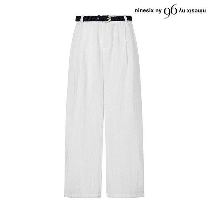 나인식스뉴욕 데님 와이드 벨티드 팬츠 (NP2TA011L0) 256786