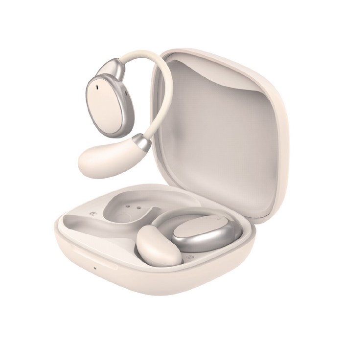 아이리버 IBSE10 블루투스 V5.4 오픈형 이어폰 무선 이어셋 귀걸이형, 베이지, BG