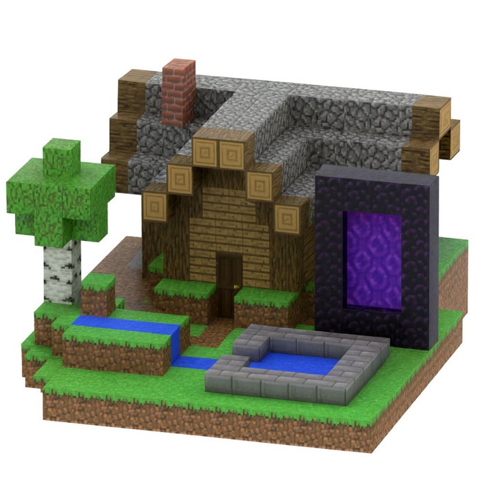 마크 자석 블럭 네더포탈 웰키 마그네틱 자석 블럭 시리즈 큐브 피규어