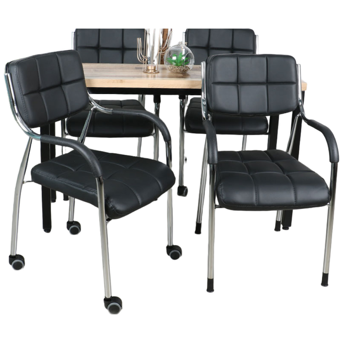 체어센스 알파 사무용 의자 고정 바퀴 이륜 사륜