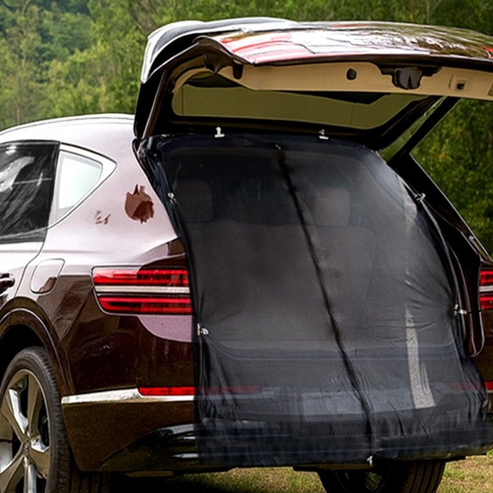 벤비아믹스 제네시스 GV70 GV80 호환 차박 모기장 세트 앞문 뒷문 트렁크 3종 캠핑 차크닉 햇빛가리개 사생활보호 그늘막 커튼 00362