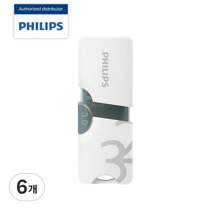 필립스 USB메모리 CITI 3.0 usb3.0, 6개, 32GB