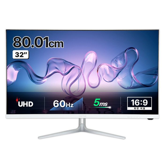 인터픽셀 4K UHD IPS 모니터 화이트 에디션, 80.01cm, IPU3212(무결점)