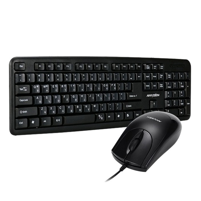 애니젠 유선 USB 키보드 마우스 세트 MK100 키스킨 애니젠 유선 USB 키보드 마우스 세트 MK100 키스킨