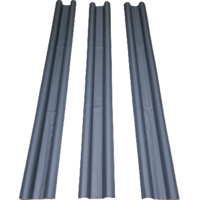 요롬코롬 프리미엄 가죽 방문 틈새막이 그레이