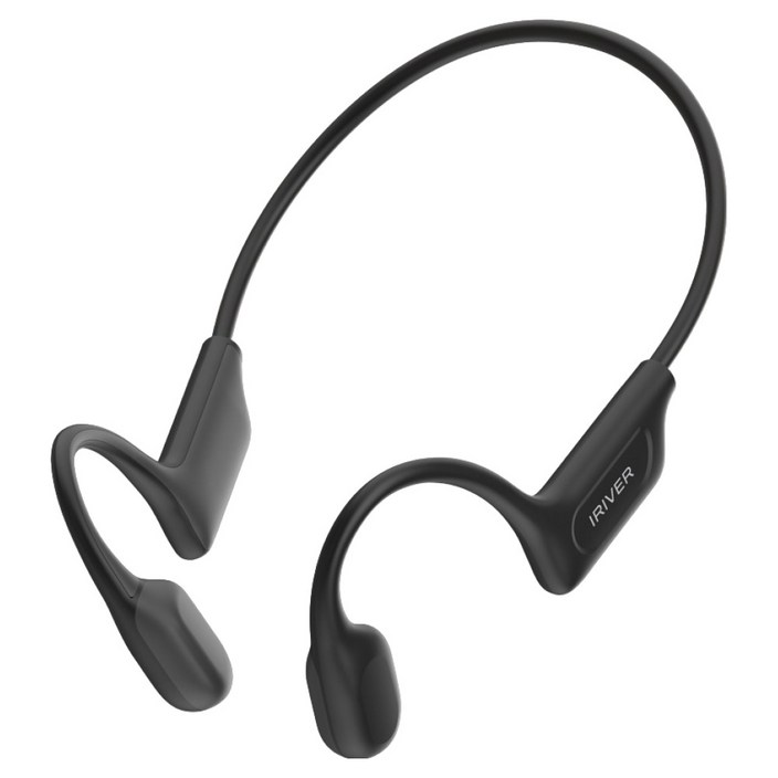 아이리버 골전도 오픈형 생활방수 무선 블루투스 6.0 이어폰, IBGX1, 블랙