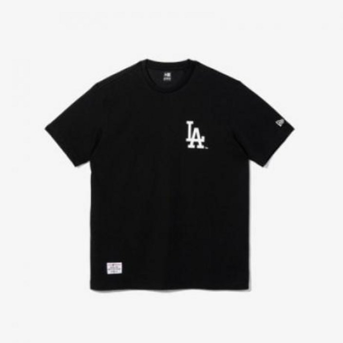 뉴에라 뉴에라 MLB 베이직 로고 LA 다저스 로고 반팔 티셔츠 블랙K 13546491