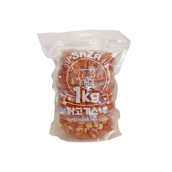 사자 강아지 대용량 간식 훈련용 스낵50g X 20봉, 1봉, 1kg, 닭고기 스낵