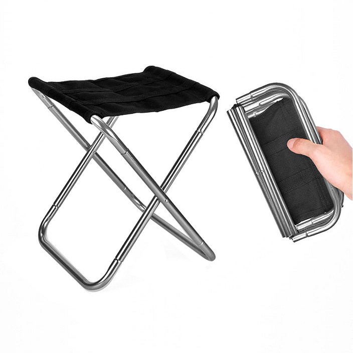 휴대용 접이식 낚시 캠핑 등산 분리형 경량 미니 의자, 1개