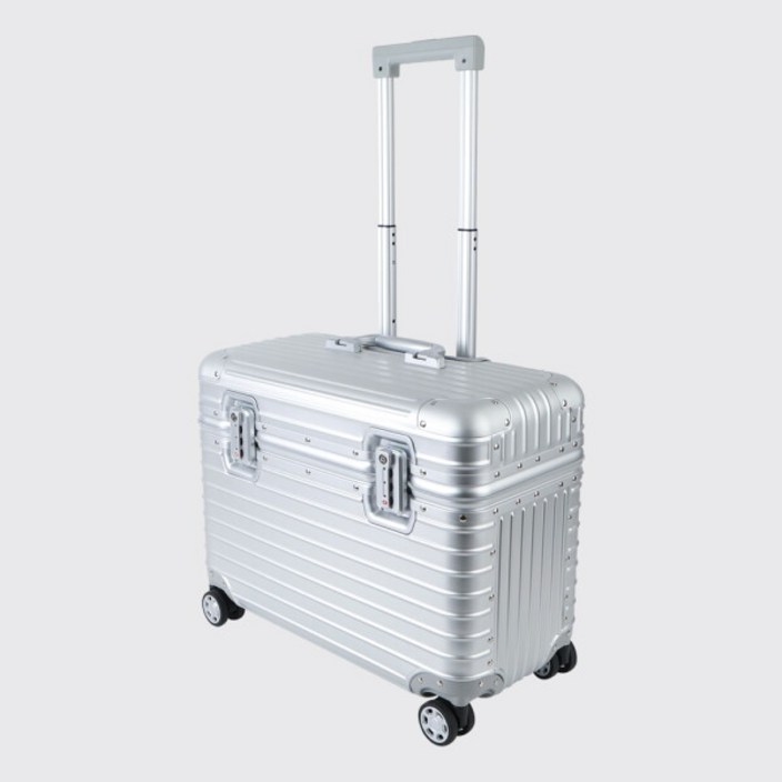 베르만 독일  파일럿 풀 알루미늄 캐리어 18인치 실버