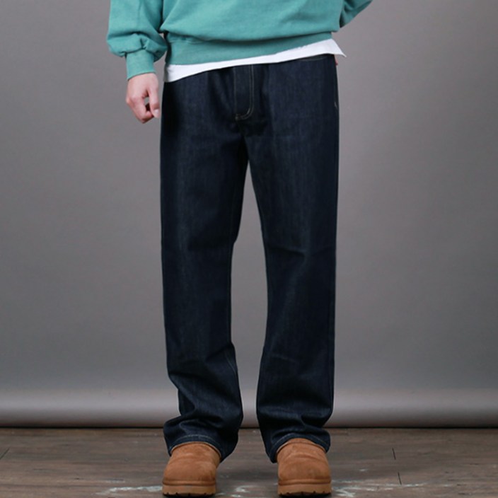 스댕클럽 남성용 논페이드 생지 레귤러핏 데님 팬츠 SJM5042