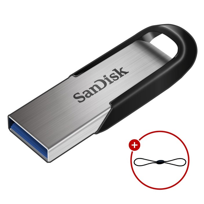샌디스크 Ultra Flair 울트라 플레어 USB 3.0 SDCZ73064GB USB 고리줄