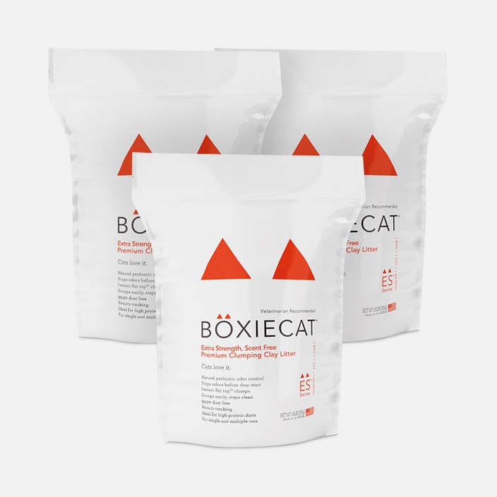 3개세트 벅시캣 고양이모래 레드 7.26kg