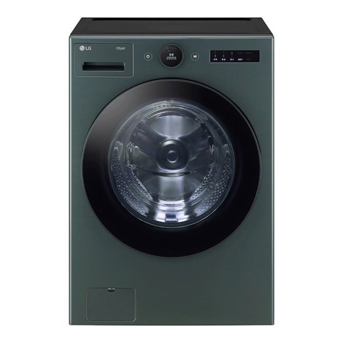 (LG전자) TROMM(트롬) 오브제컬렉션 드럼세탁기 23kg (네이처그린/FX23GNG)