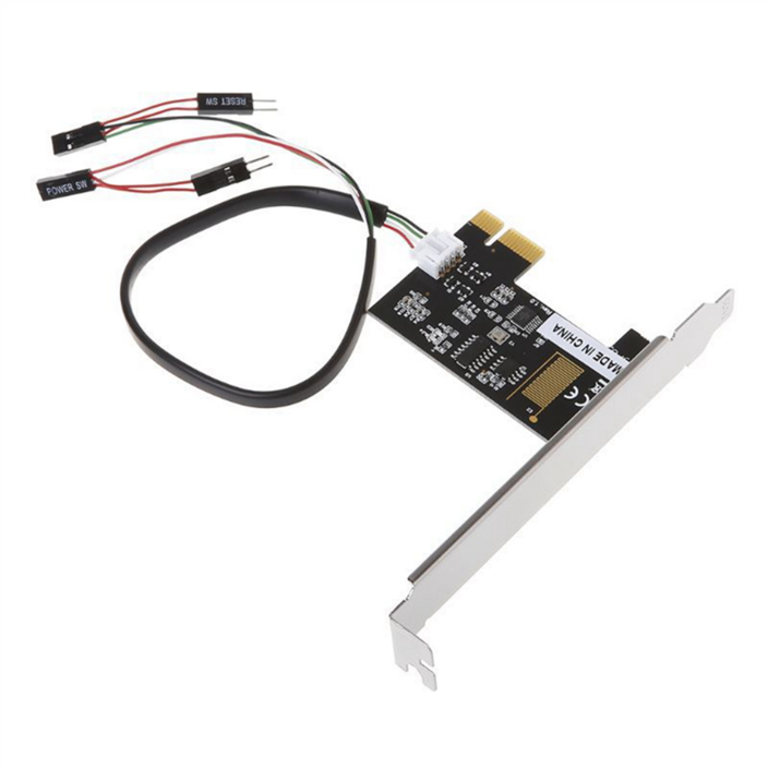 고급 PCI-E 데스크탑 PC 원격 컨트롤러 20M 무선 재시작 스위치 켜기 끄기 무선 컴퓨터 데스크탑 스위치