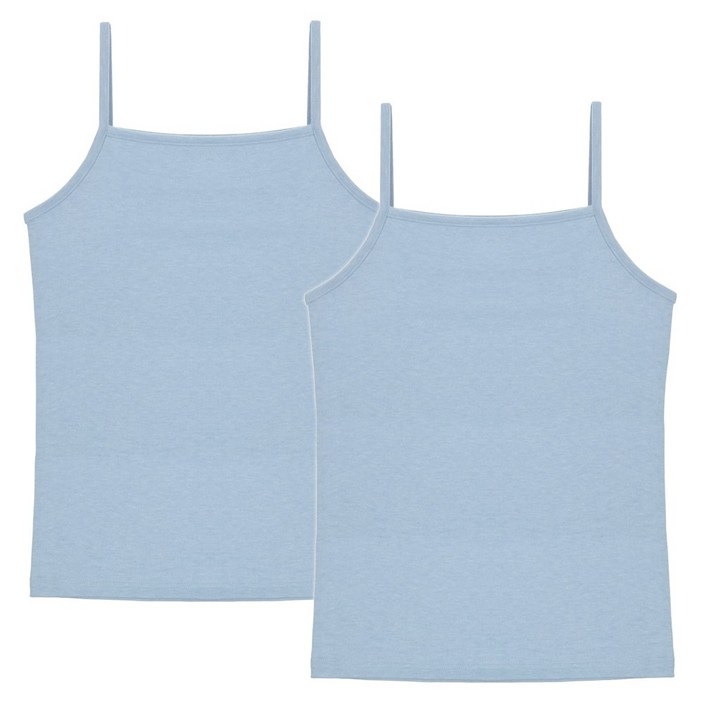 엘라운지 11 골지 스퀘어넥 스트링 나시