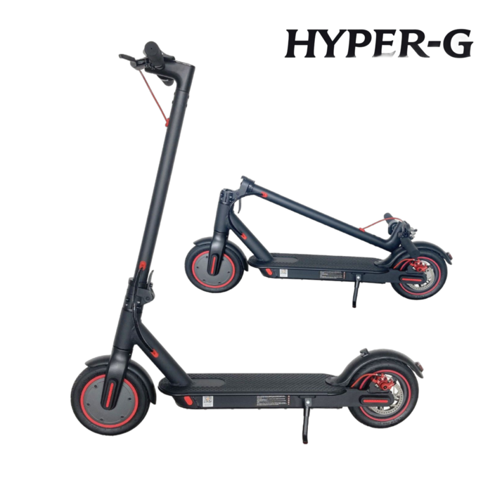 HYPERG 전기 전동 킥보드 초경량 접이식 휴대용 성인용 배달용 전기킥보드 출퇴근 배달 안장 미포함, 36V 5A, 1개
