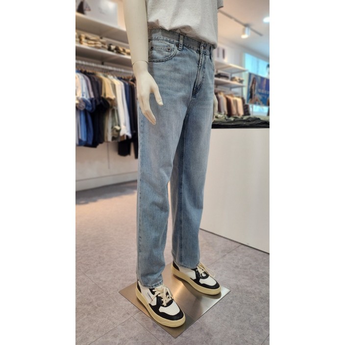 지오다노 남자 기본일자  스트레이트핏 쿨 데님 팬츠 115548