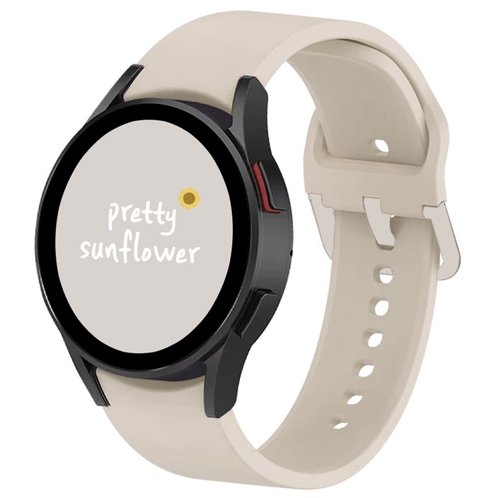 아이메이드잇 갤럭시워치 호환 실리콘 밴드 스트랩, 스타라이트, 1개