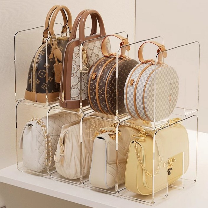 LareinaT  다용도  가방 정리대 간략하다 가방 정리함  수납함