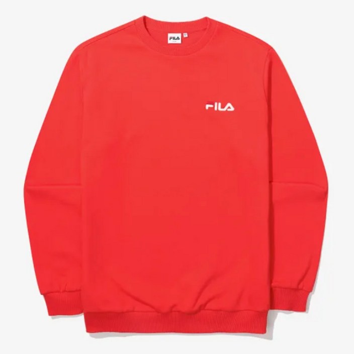 휠라 남여 공용 유니 베이직 리니어 맨투맨 FS2POF1101X OED