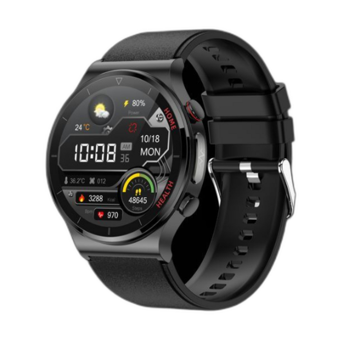 한국어 무채혈 무통 혈당 측정 스마트 워치 혈당측정기 시계 자가치료 심박수 혈압 심전도 수면패턴