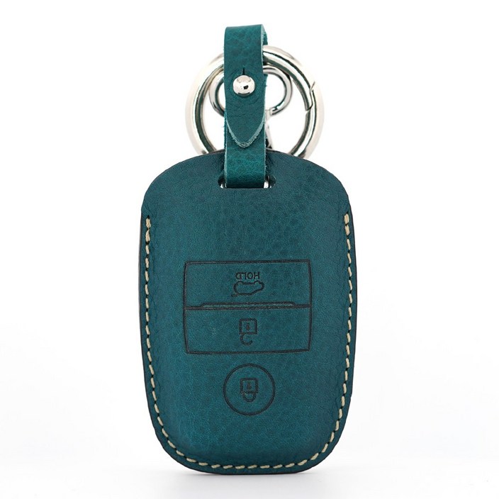 페레노 기아 올뉴 모닝 더뉴 레이 스마트키 가죽케이스 키홀더 키링 PK04