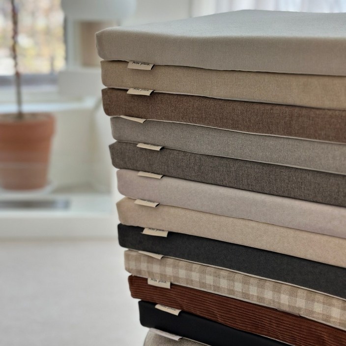 벤치의자방석 긴 식탁의자 방석 국내 맞춤제작 가능 카페 사무실 대형