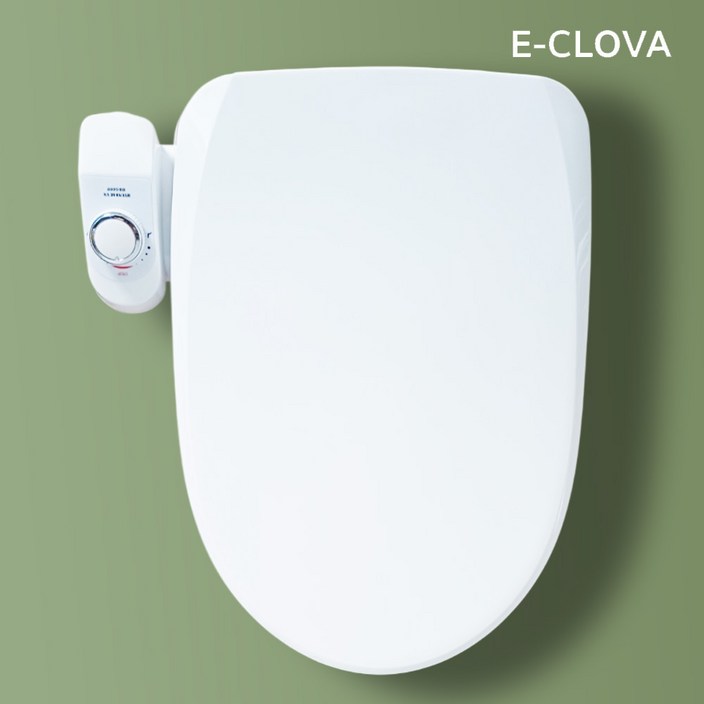 이크로바 기계식비데 무전원 냉수전용 시트일체형 수동비데 HB-5000 2노즐, 고객직접설치, HB-5000