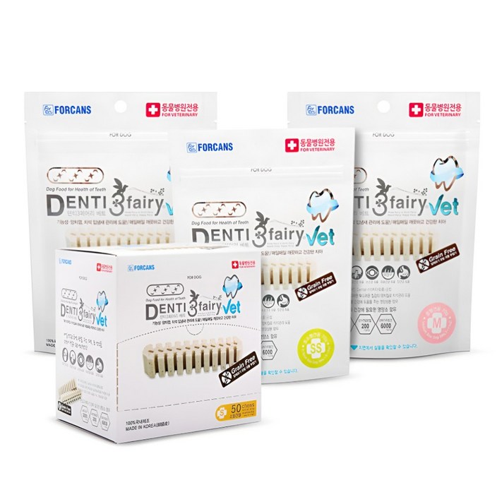 포켄스 덴티페어리 베트 벳 VET 기능성 치석제거 덴탈껌 70g