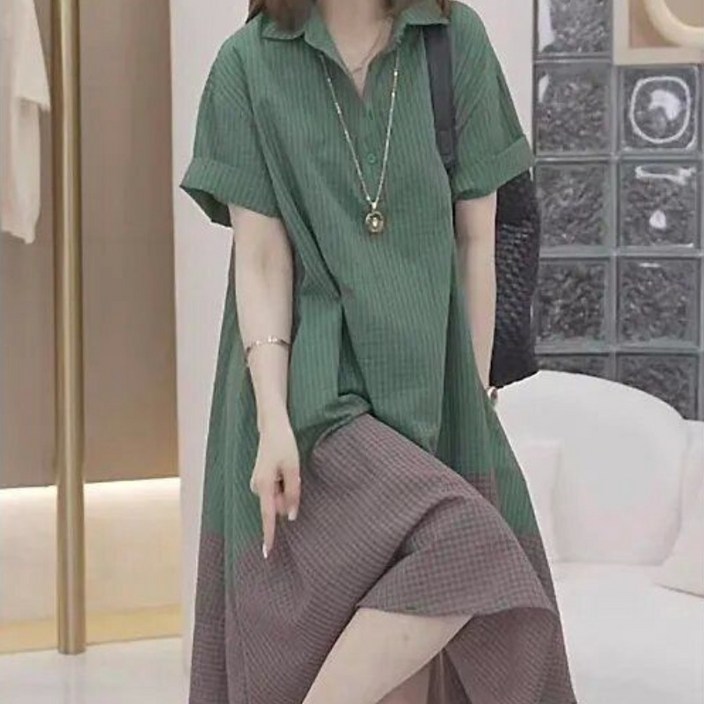 해피유통 여성 원피스 여름 신상 디자인감 빅사이즈 루즈핏 스커트jhz