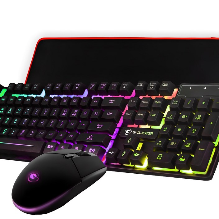 지클릭커 키보드 마우스 + 패드 세트